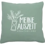 herbalind Kräuterkissen Auszeit 40 x 40 cm Grün