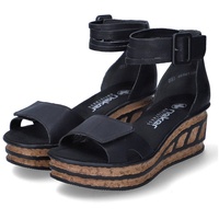 RIEKER Sandalette mit trendiger Laufsohle in Kork-Optik