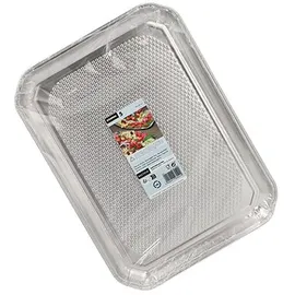 Papstar Servierplatten, Alu eckig 35 cm x 26 cm