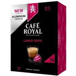 CAFE ROYAL Kaffeekapselbox LUNGO FORTE XL BOX 36 Kapseln