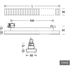 LTS Licht & Leuchten LTS Licht&amp;Leuchten LED-Stromschienenleuchte LUZ-T14 106.830.ASws