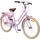 ACTIONBIKES MOTORS Actionbikes Kinderfahrrad Retrostar 24 Zoll Rosa, Fahrradständer, Gepäckträger, Sattel gefedert