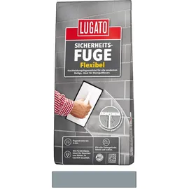 Lugato Sicherheitsfuge Flexibel Flexfugenmörtel bis 6 mm Silbergrau 1 kg