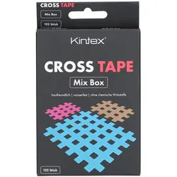 Kintex Cross Tape – Mix Box mit 102 Gitterpflastern für Akupunktur- und Schmerzpunkte