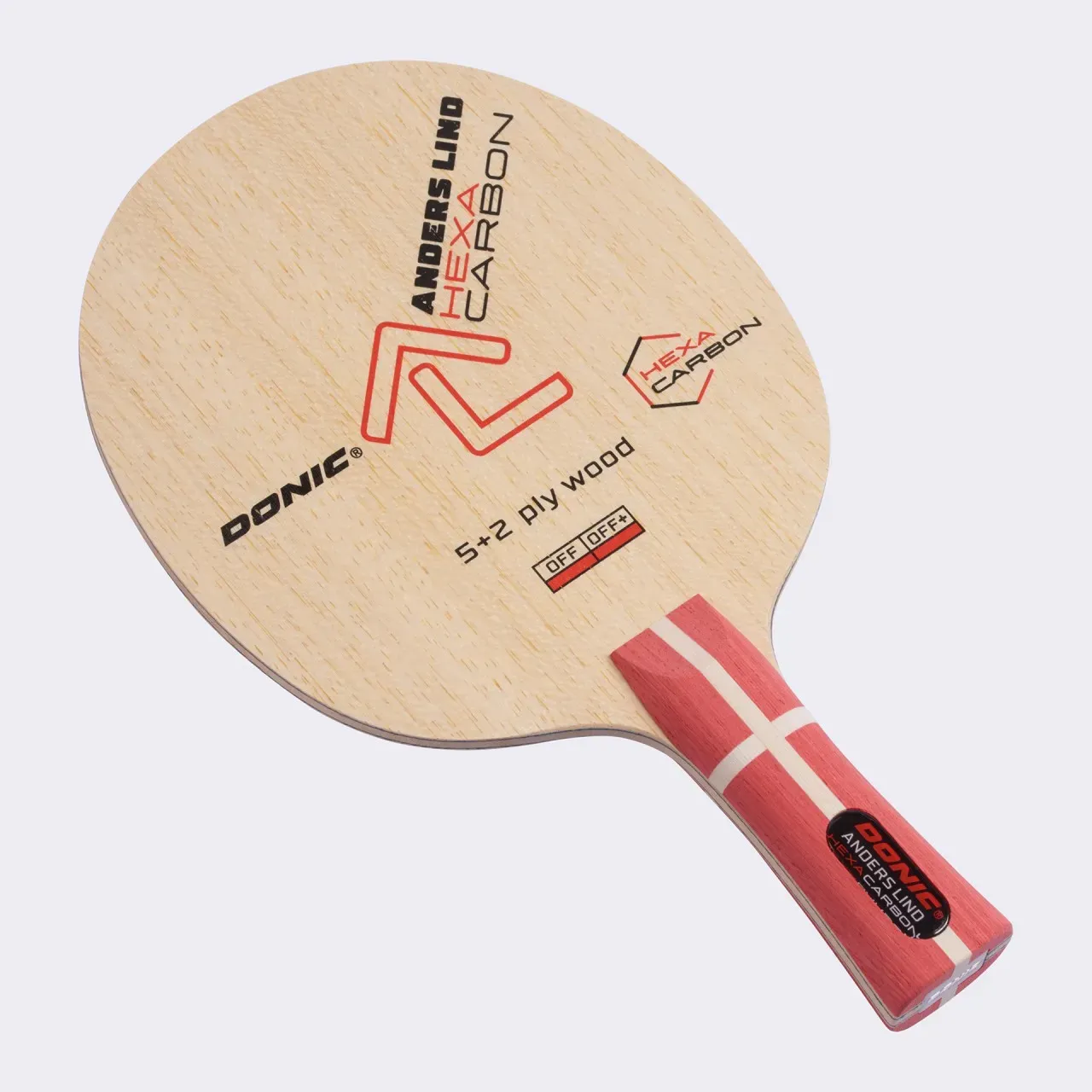Donic Holz A.Lind Hexa Carbon - Griffform konkav - konkav