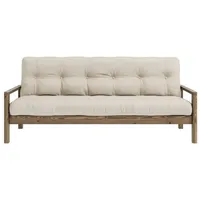 Karup Design Schlafsofa KNOB, mit Futonmatratze, verschiedene Farben, FSC®-zertifiziert, Kiefer beige|braun