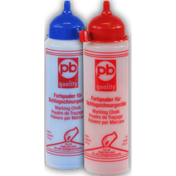 Farbpuder Flasche 400 gr., rot o. blau für Schlagschnurgerät | Rot