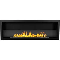 Divina Fire FURORE 120 Wandkamin mit Bioethanol, 120 x 40 cm