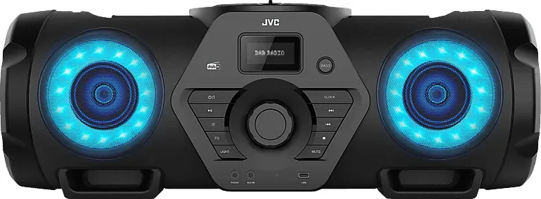 JVC RV-NB300DAB Bluetooth Lautsprecher, Schwarz