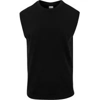 URBAN CLASSICS Open Edge Sleeveless Tee – Schwarz