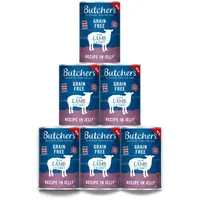 Butcher's Pet Care Sparpaket Butcher's Original Getreidefrei für Hunde x 400 g - mit Lamm in Gelee