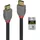 Lindy HDMI-Kabel 2.1 3 m Grau/Schwarz