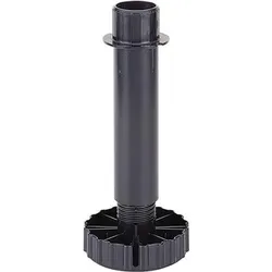 Hettich Sockelverstellfuß Korrekt Ku.schwarz 130mm Bereich -6/+30mm