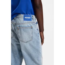 HUGO BOSS Loose-fit-Jeans »Nate« in heller Waschung Gr. 36 Länge 34, Turquoise/Aqua448, , 57642660-36 Länge 34