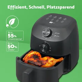 AECO Cube 2.0 Mini Airfryer schwarz