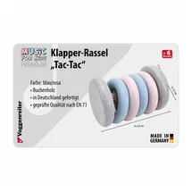Voggenreiter Verlag GmbH Klapper-Rassel Tac-Tac Blau/Rosa