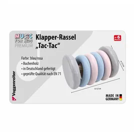 Voggenreiter Verlag GmbH Klapper-Rassel Tac-Tac Blau/Rosa