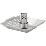 Michelino Grillkorb 35 x 14 x 31 cm Edelstahl silber