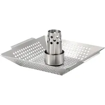 Michelino Grillkorb 35 x 14 x 31 cm Edelstahl silber