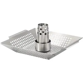 Michelino Grillkorb 35 x 14 x 31 cm Edelstahl silber