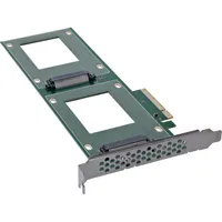 InLine PCIe Karte zu 2x intern U.2 NVMe SFF-8639