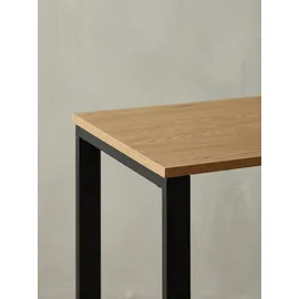 KADIMA DESIGN Eiche-Schreibtisch, Robuste Metallbeine, Vielseitig, Stabil, Modern. 120x60x76 cm