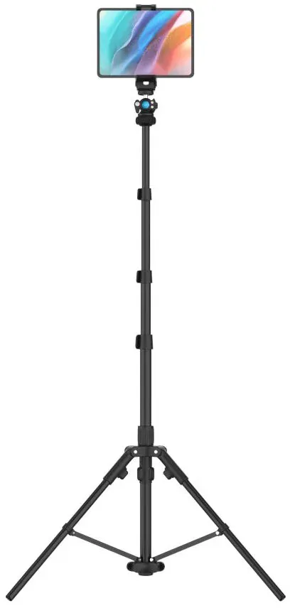 Halterung, Stab, Stativ FIXED Creator Tripod, 1,9 m für Smartphones/Tablets, Schwarz