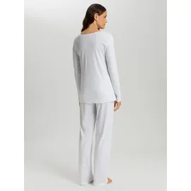 Hanro Pyjama Cotton Silk Weiß M