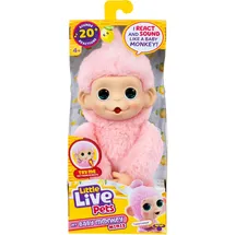 Little Live Pets Baby Monkey Minis 18,8 cm Rosa