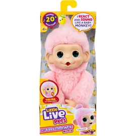 Little Live Pets Baby Monkey Minis 18,8 cm Rosa