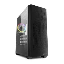 Sharkoon VS9 RGB Black ATX Schwarz