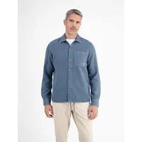 Lerros Hemdjacke in kerniger Strukturqualität - Crispy Blue - XXL