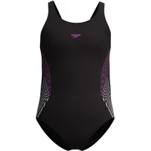 Speedo Placement Muscleback Badeanzug Lila 116