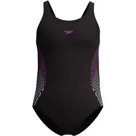 Speedo Placement Muscleback Badeanzug Lila 116