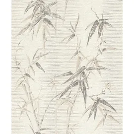 Rasch Textil Rasch Vliestapete Botanical dunkelgrau 10,05 x 0,53 m