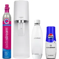 SODASTREAM Terra weiß 1 Flasche + Pepsi SODASTREAM Sirup 440 ml