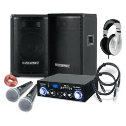 McGrey DJ Karaoke Komplettset Party-1500 800W