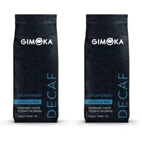Gimoka – Kaffeebohnen – Entkoffeinierte Bar Mischung – 500 Gramm - hergestellt in Italien (Packung mit 2)
