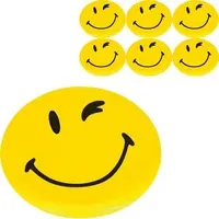 Franken Happy Magnets Magnete Motiv, Kunststoff Ø 3,0 cm, 6 St.