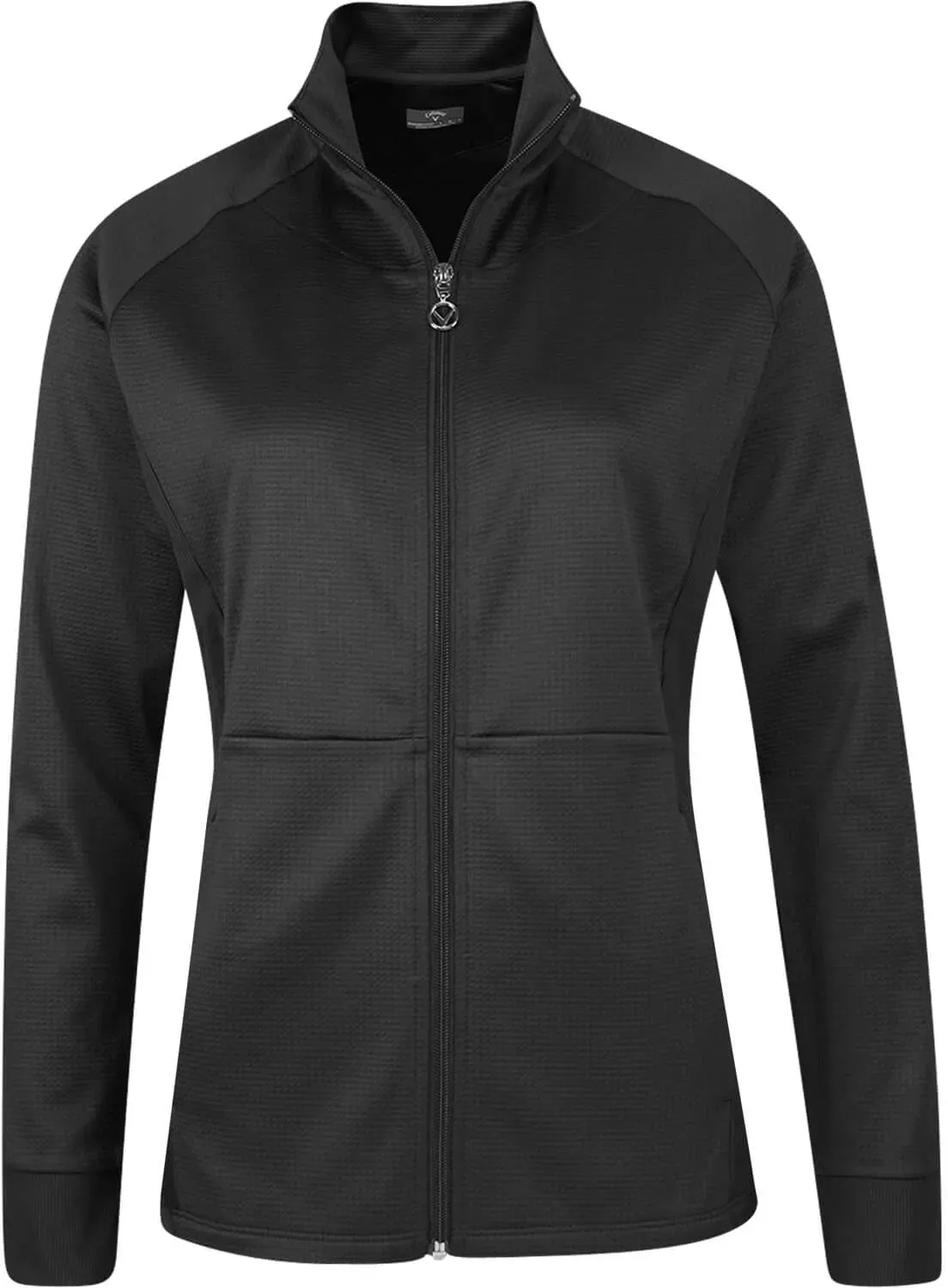 Callaway Jacke Waffle Fleece, schwarz