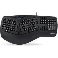 Perixx PERIBOARD-312 Ergonomic Backlit Keyboard with Split Design, Big