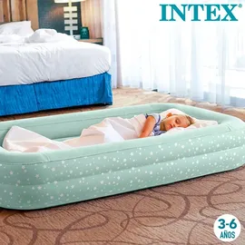 Intex Kinder-Reisebett 107 x 168 x 25 cm - L x B x H) hellblau