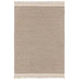benuta Pure Wollteppich Beige, Textil, Grafikmuster, Rechteckig, 200x300 cm Gots, pflegeleicht, Teppiche - Böden, Teppiche, Naturteppiche