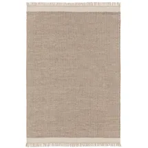 benuta Pure Wollteppich Beige, Textil, Grafikmuster, Rechteckig, 200x300 cm Gots, pflegeleicht, Teppiche - Böden, Teppiche, Naturteppiche