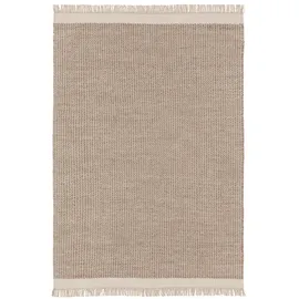 benuta Pure Wollteppich Beige, Textil, Grafikmuster, Rechteckig, 200x300 cm Gots, pflegeleicht, Teppiche - Böden, Teppiche, Naturteppiche