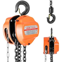 Vevor Flaschenzug Stahl 3 m orange