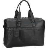 Burkely Aktentasche Minimal Mason 1000801 Laptoptaschen Schwarz Herren