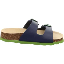 superfit Fussbettpantoffel Blau/Grün 29