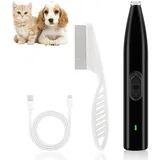 Hundeschermaschine, Pfotentrimmer für Hunde, Hunde Schermaschinen, USB Wiederaufladbarer Haustier Haarschneider - Leiser, Sicherer und Präziser Trimmer für Pfoten, Augen und Hinterteile