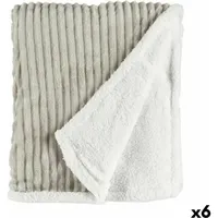 Gift Decor Decke, Decke Weiss Grau 200 x 150